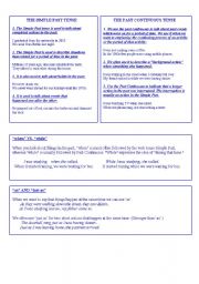 English Worksheet: Simple Past VS. Past Continuous