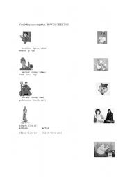 English Worksheet: occupation