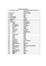 Pair Activity for Teaching Expressions