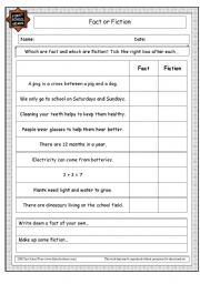 Fact Or Fiction Trivia Printable