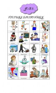 English Worksheet: JOBS - PICTURE DICTIONARY
