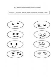 English worksheet: FEELINGS