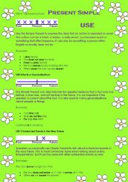 English Worksheet: Present Simple USAGE 