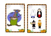English Worksheet: Halloween flashcards and word cards (6/7)