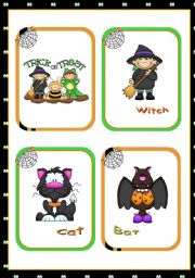 Halloween Set  (1)  -   Flashcards