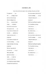 English worksheet: Believe - Cher