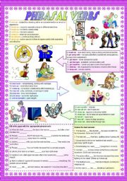 English Worksheet: Phrasal verbs