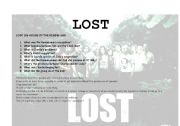 English worksheet: lost 106