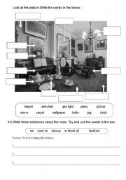 prepositions of place worksheet