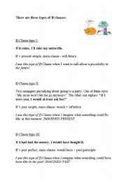 English Worksheet: If-clauses connected with Crime