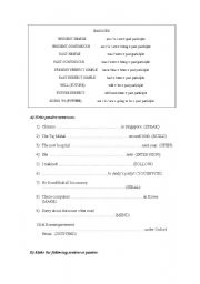 English worksheet: The Passive Voice