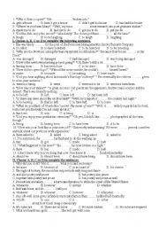 multiple choice exercises on passive voice