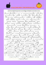 Halloween Cryptogram