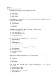 English worksheet: Questions for the reading passage