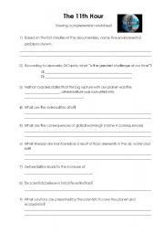 English Worksheet: 