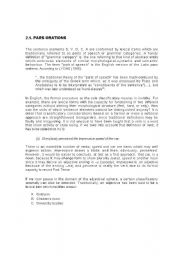English Worksheet: part of tense