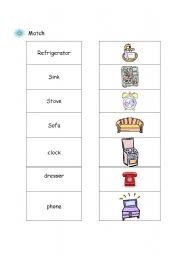 English worksheet: my house