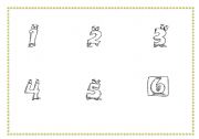 English Worksheet: kindergarten numbers activity supplementary page