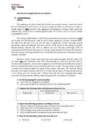 English Worksheet: bac exams 