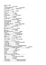 English Worksheet: 