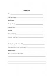 English Worksheet: Introduction