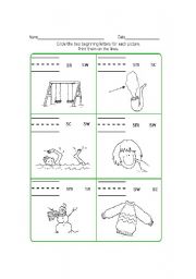 English Worksheet: phonics