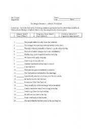 English Worksheet: grammar