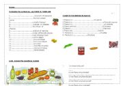 English Worksheet: Countable vs uncountable nouns