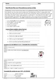 English Worksheet: Simple Past