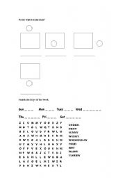 English worksheet: direction and location