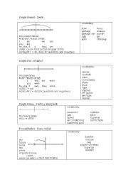 English Worksheet: verb explanation