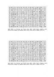 English Worksheet: letter soup