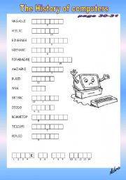 English Worksheet: The History of computers