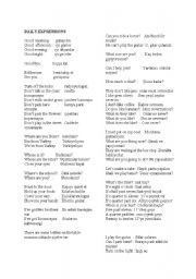 English worksheet: a good worksheet 