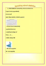 English Worksheet: Business English: vocabulary for describing STATISTICS