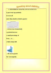 Business English: vocabulary for describing STATISTICS