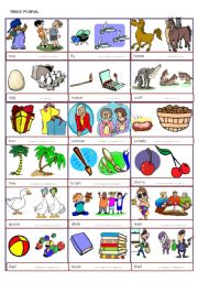 English Worksheet: Plural of nouns