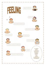 English Worksheet: FEELING