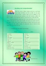 English Worksheet: Introducing yourself and a friend