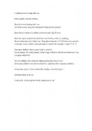 English Worksheet: Words ending with en