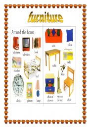 English Worksheet: furniture