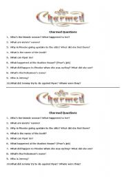 English Worksheet: Charmed