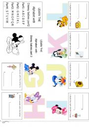 alphabet mini book (part2 ) colour edition
