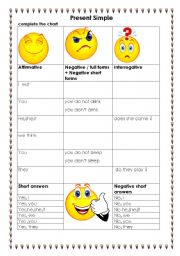 English Worksheet: Present Simple Present Continuous ( 3 pages)