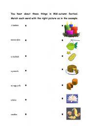 English Worksheet: Mid-Autumn Festival