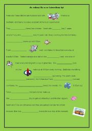 English worksheet: An ordinary life on an extraordinary day