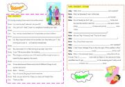English Worksheet: LONG   DIALOGUES   COMPLETION  - communicative!!!!!