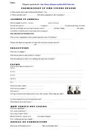 English Worksheet: Webquest: Prohibition