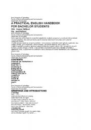 English worksheet: practical english