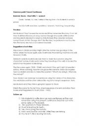 English Worksheet: What are they doing?